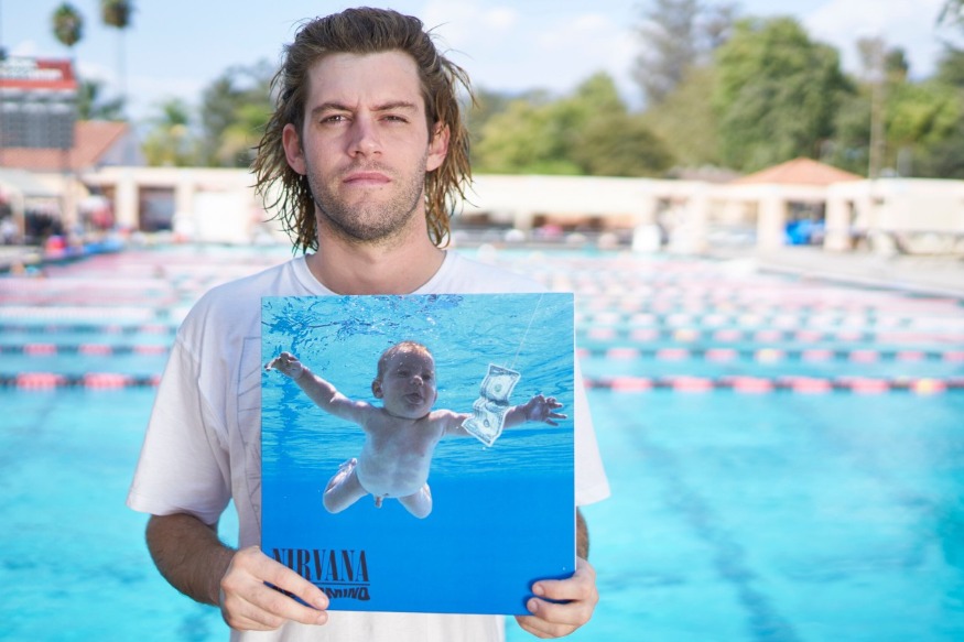 The baby on the cover of "Nevermind" asks for his genitals to be covered on the album