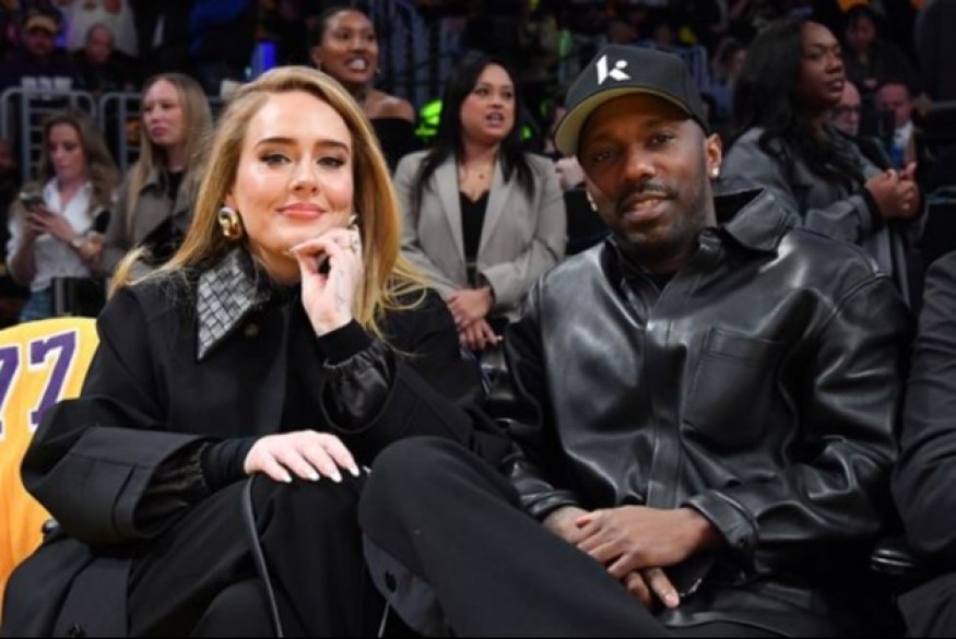 Adele makes a rare appearance with partner Rich Paul